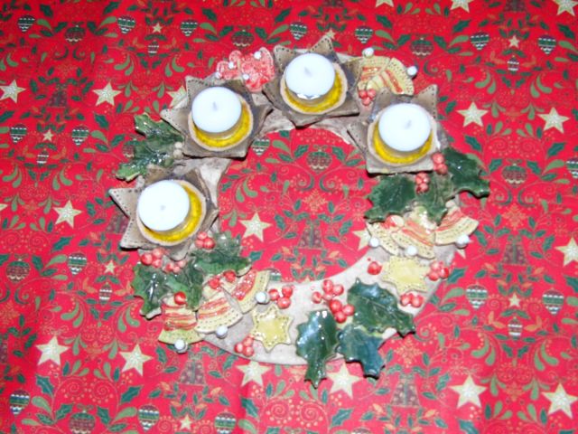 vánoèní ubrus - èervenozelenozlatý - zvìtšit obrázek